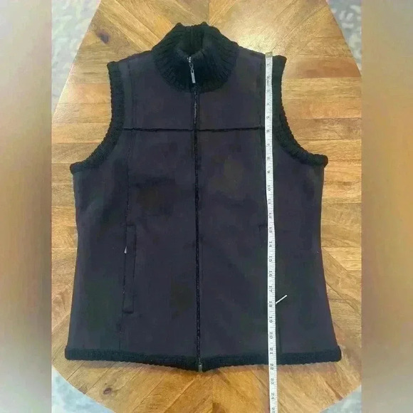 Real Clothes petite polyester and wool lined zippered vest - Picture 9 of 9